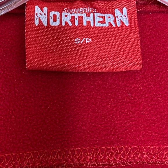 Red fleece lined rain jacket - Picture 6 of 9